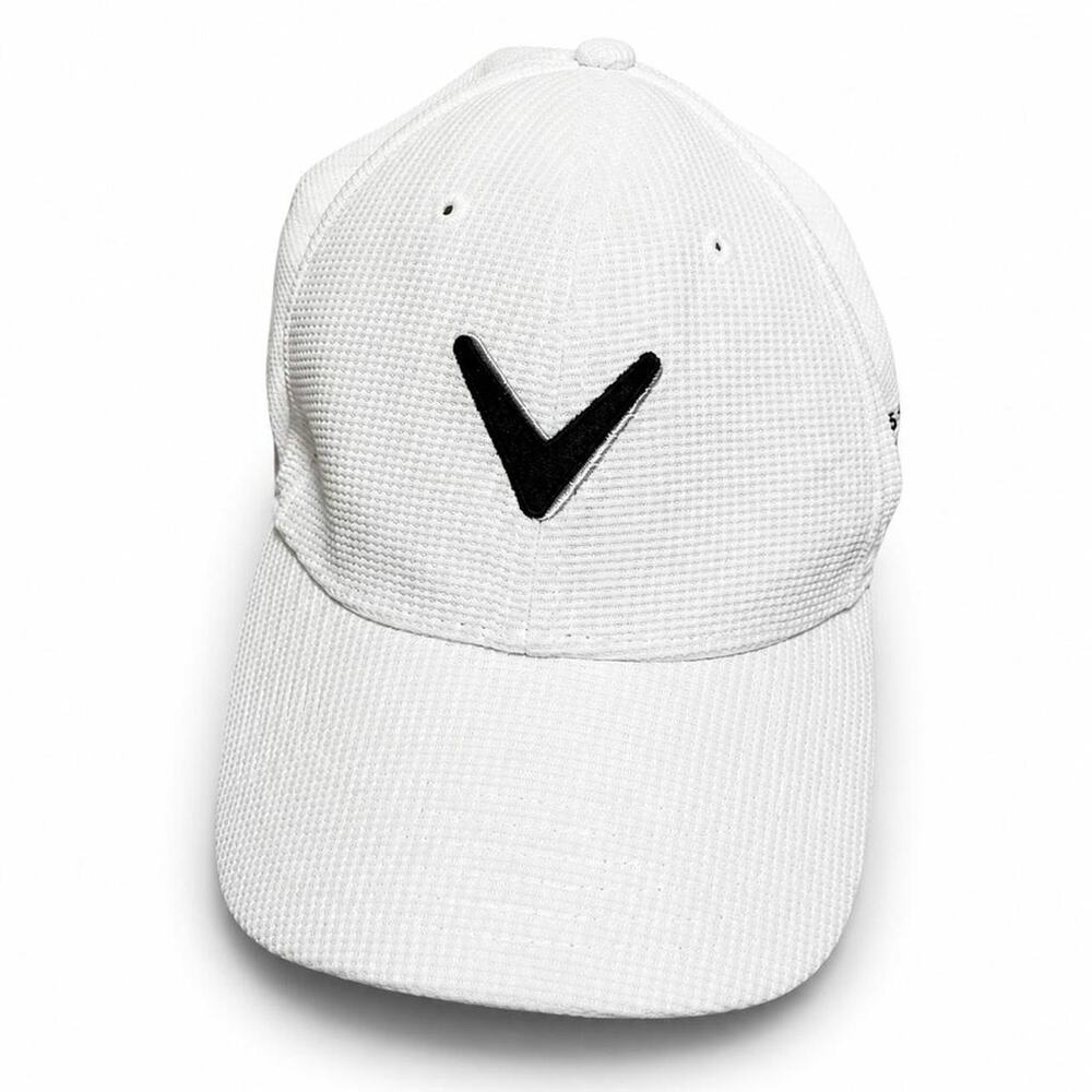 White callaway golf cap with